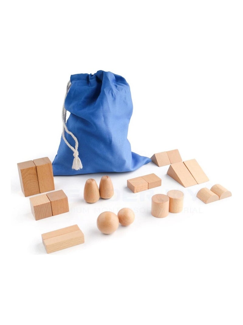 Sacs stéréognostiques bleu et rouge N/A - Kiabi