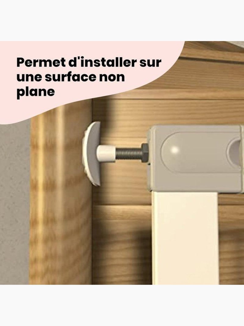 Safety 1st adaptateur de balustrade pour barrière de sécurité enfant - lot de 2 Blanc - Kiabi