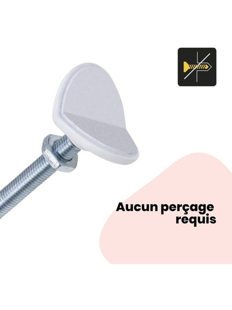 Safety 1st adaptateur de balustrade pour barrière de sécurité enfant - lot de 2 Blanc - Kiabi