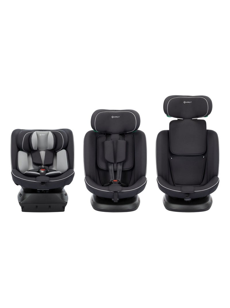 Safety 1st siège auto naissance évolutif pivotant Cosmo i-Safe Noir Gris - Kiabi