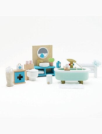 Salle de bain pour maison de poupées