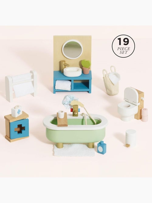 Salle de bain pour maison de poupées - Kiabi