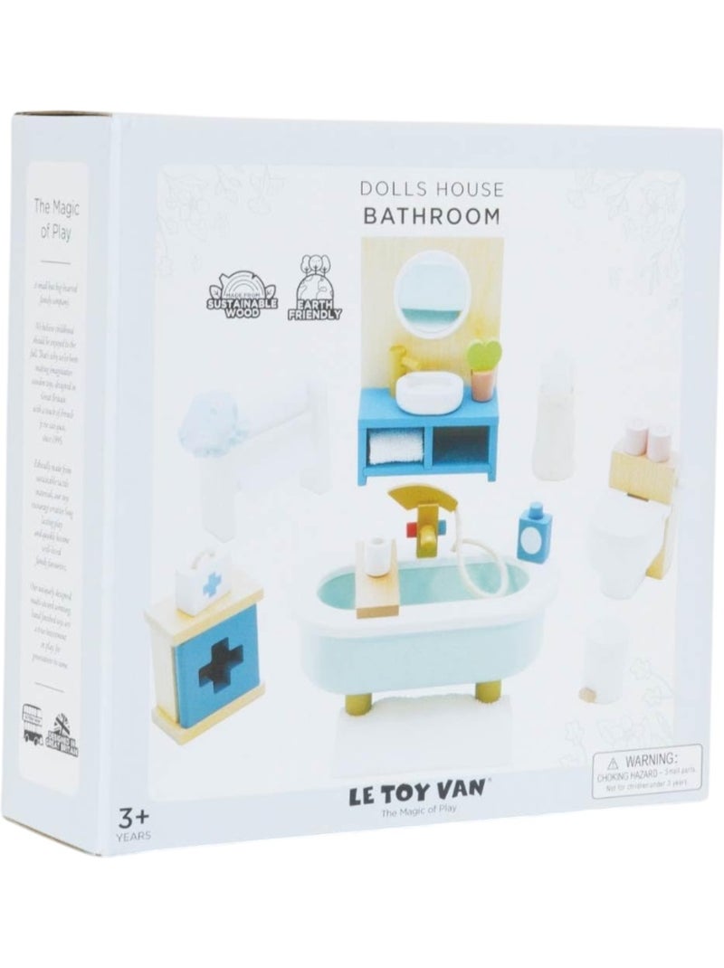Salle de bain pour maison de poupées Beige - Kiabi