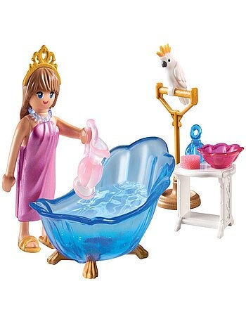 Salle de bain royale avec princesse et accessoires