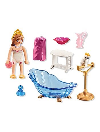 Salle de bain royale avec princesse et accessoires