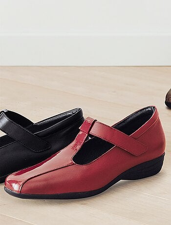 Salomé bi-matière talon compensé