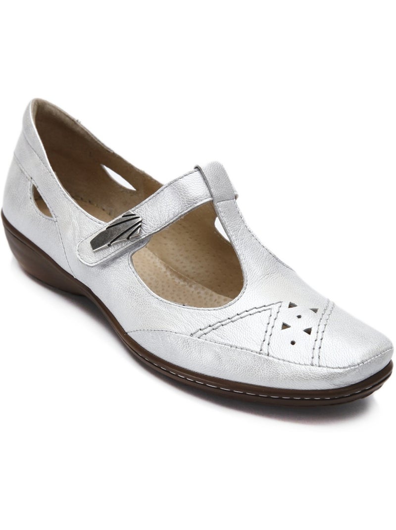 Salomés à patte auto-agrippante - PEDICONFORT Blanc/Blanc perle - Kiabi