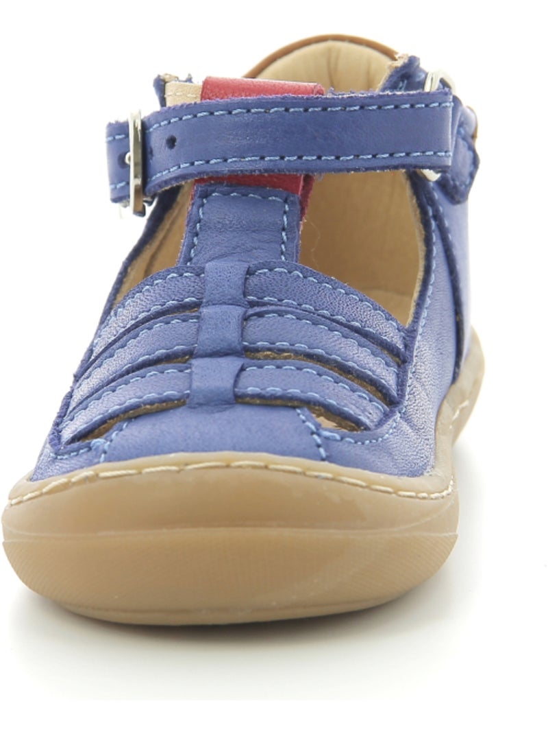 Salomés Cuir Crusile Aster Bleu - Kiabi