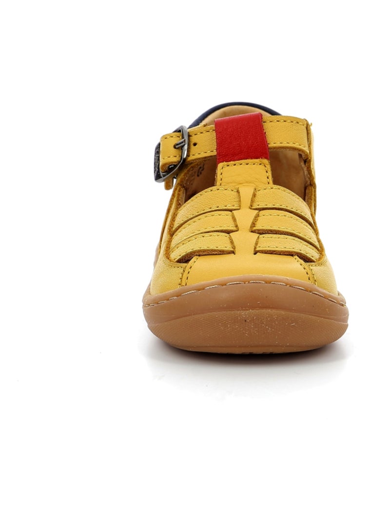 Salomés Cuir Crusile Aster Jaune - Kiabi