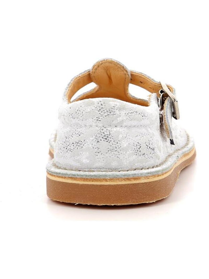 Salomés Cuir Dingo-2 Aster Argent - Kiabi