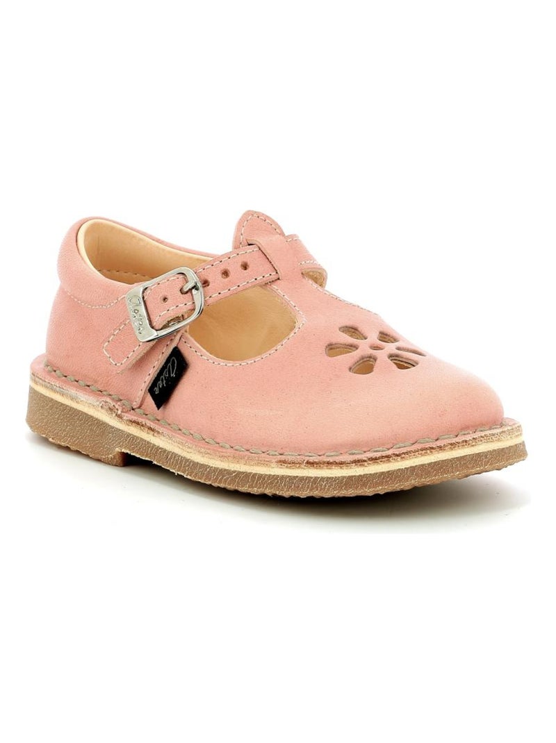 Salomés Cuir Dingo-2 Aster Rose - Kiabi