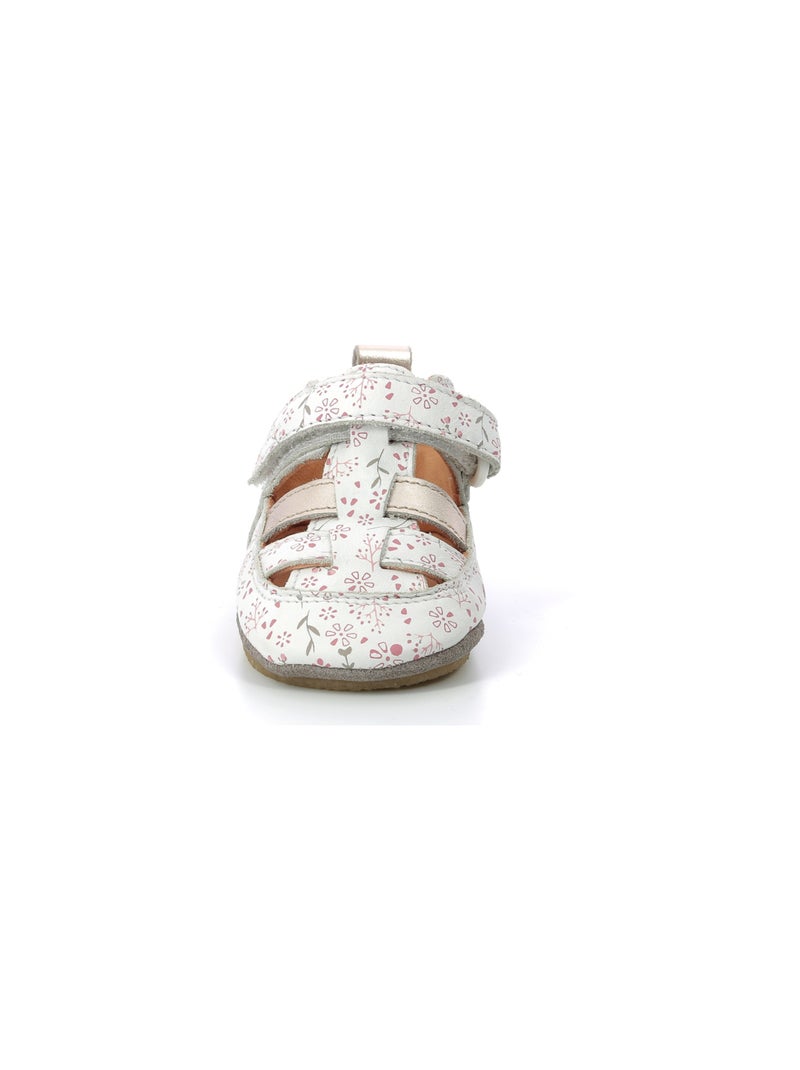 Salomés Cuir Layame Aster Blanc - Kiabi