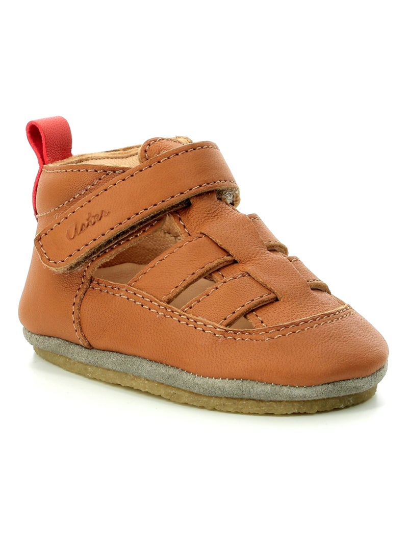 Salomés Cuir Layame Aster Camel - Kiabi