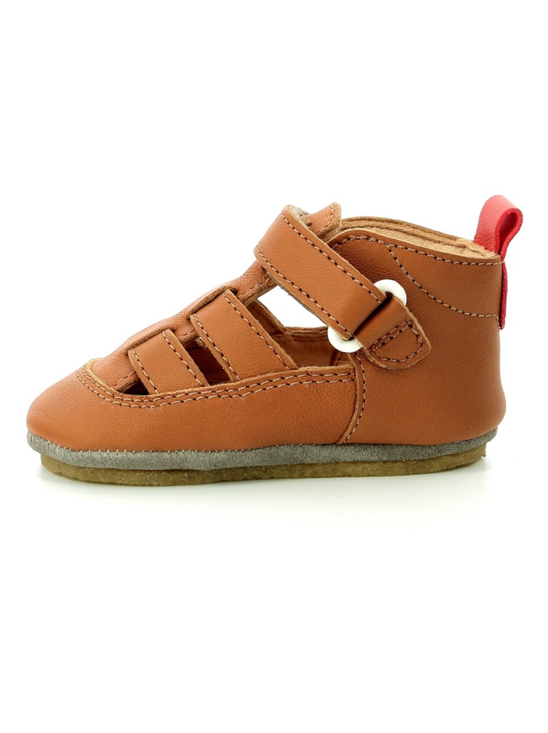 Salomés Cuir Layame Aster Camel - Kiabi