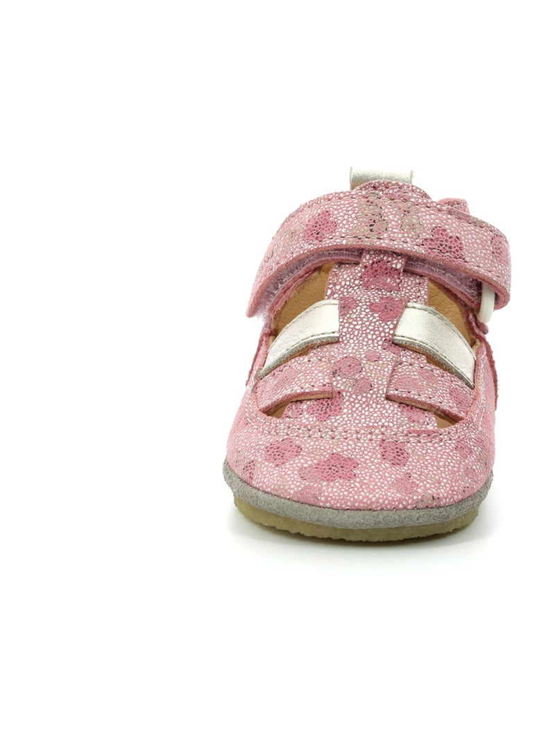 Salomés Cuir Layame Aster Rose - Kiabi