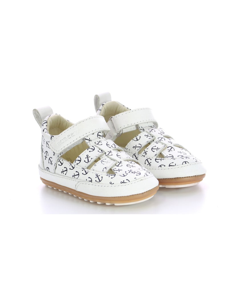 Salomés Cuir Miniz Robeez Blanc - Kiabi