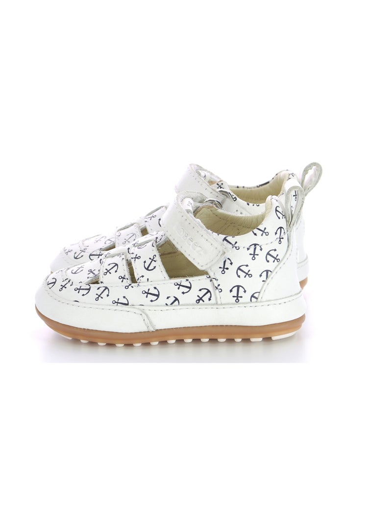 Salomés Cuir Miniz Robeez Blanc - Kiabi