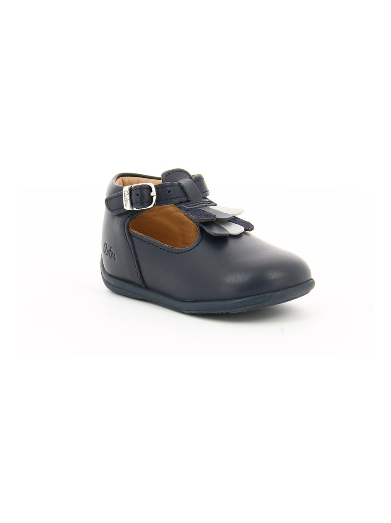 Salomés Cuir Olea Aster Bleu marine - Kiabi