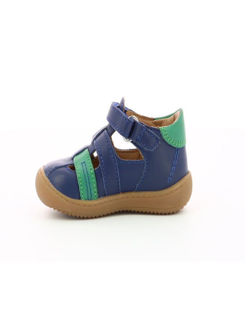 Salomés Cuir Prato Aster Bleu - Kiabi