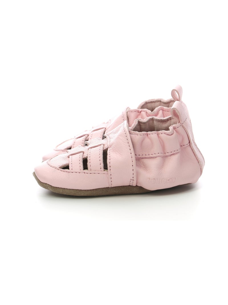 Salomés Cuir Sandiz Veg Robeez Rose - Kiabi