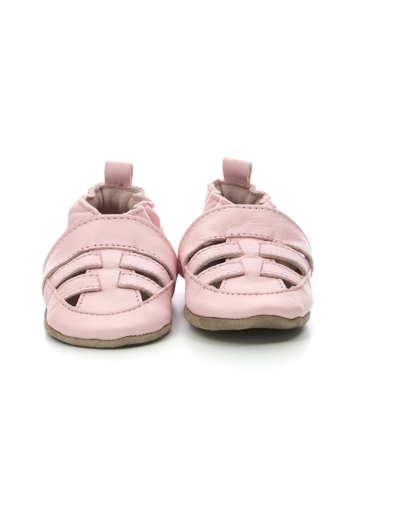 Salomés Cuir Sandiz Veg Robeez Rose - Kiabi