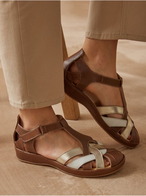 Salomés femme brides croisées - PEDICONFORT - Kiabi