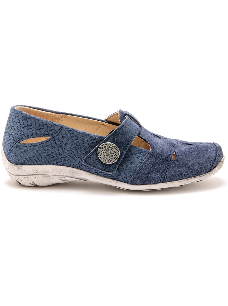 Salomés patte scratch fantaisie - PEDICONFORT Bleu marine - Kiabi