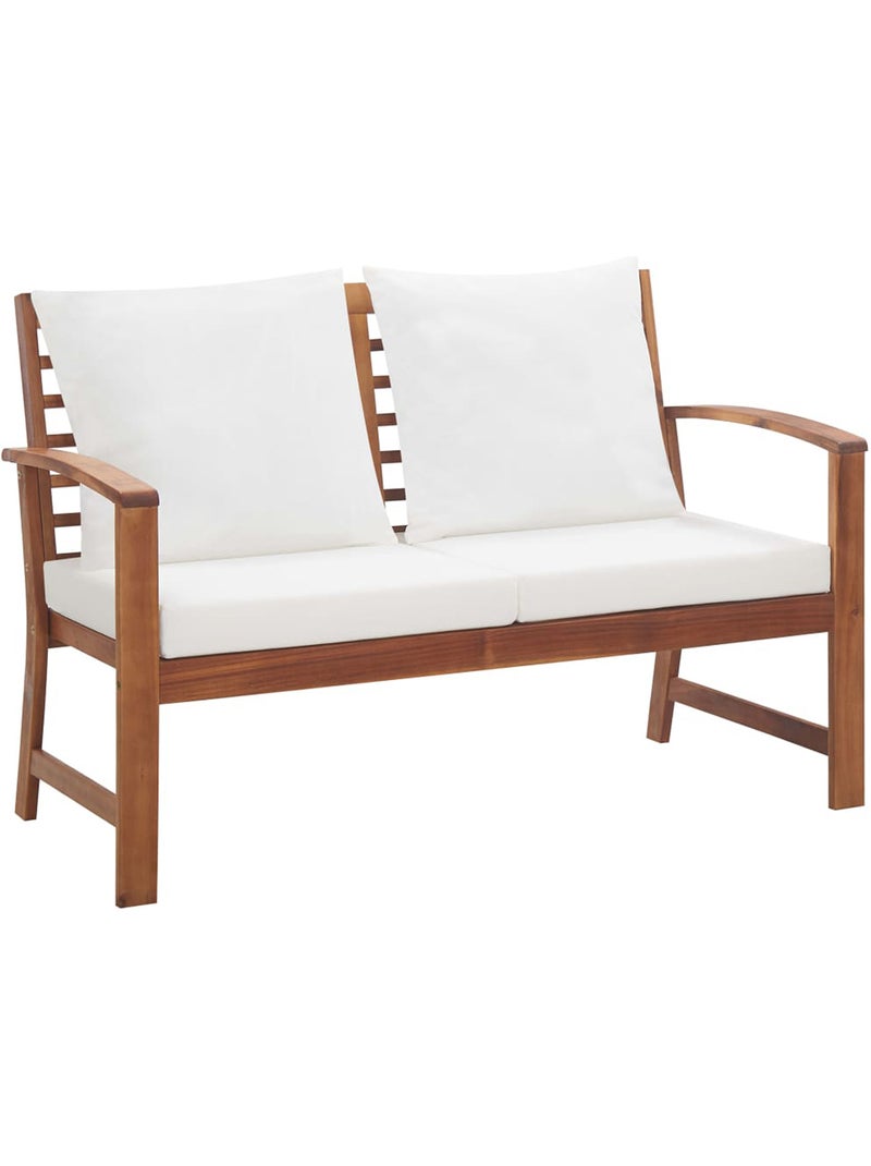 Salon de jardin 4 pièces avec coussins Marron clair - Kiabi