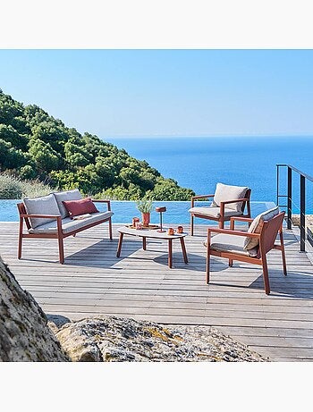 Salon de jardin 4 places en aluminium FLOVIA