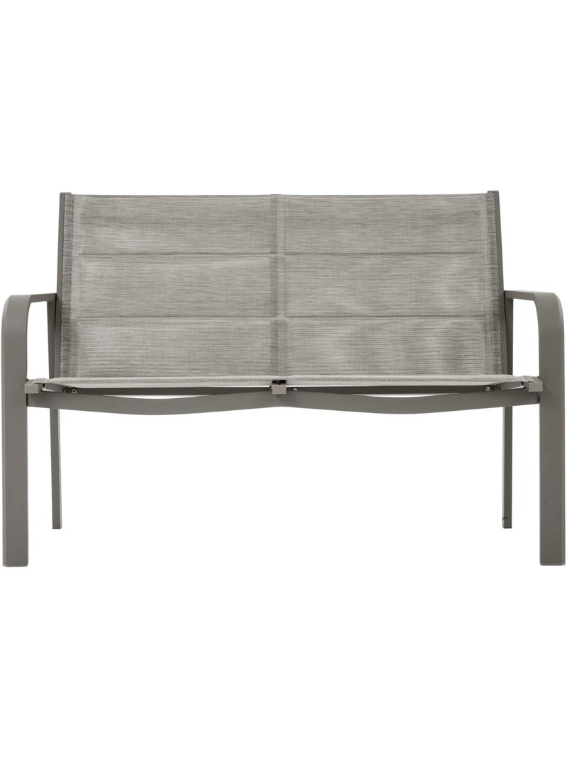 Salon de jardin 4 places en aluminium PIAZZA Marron - Kiabi