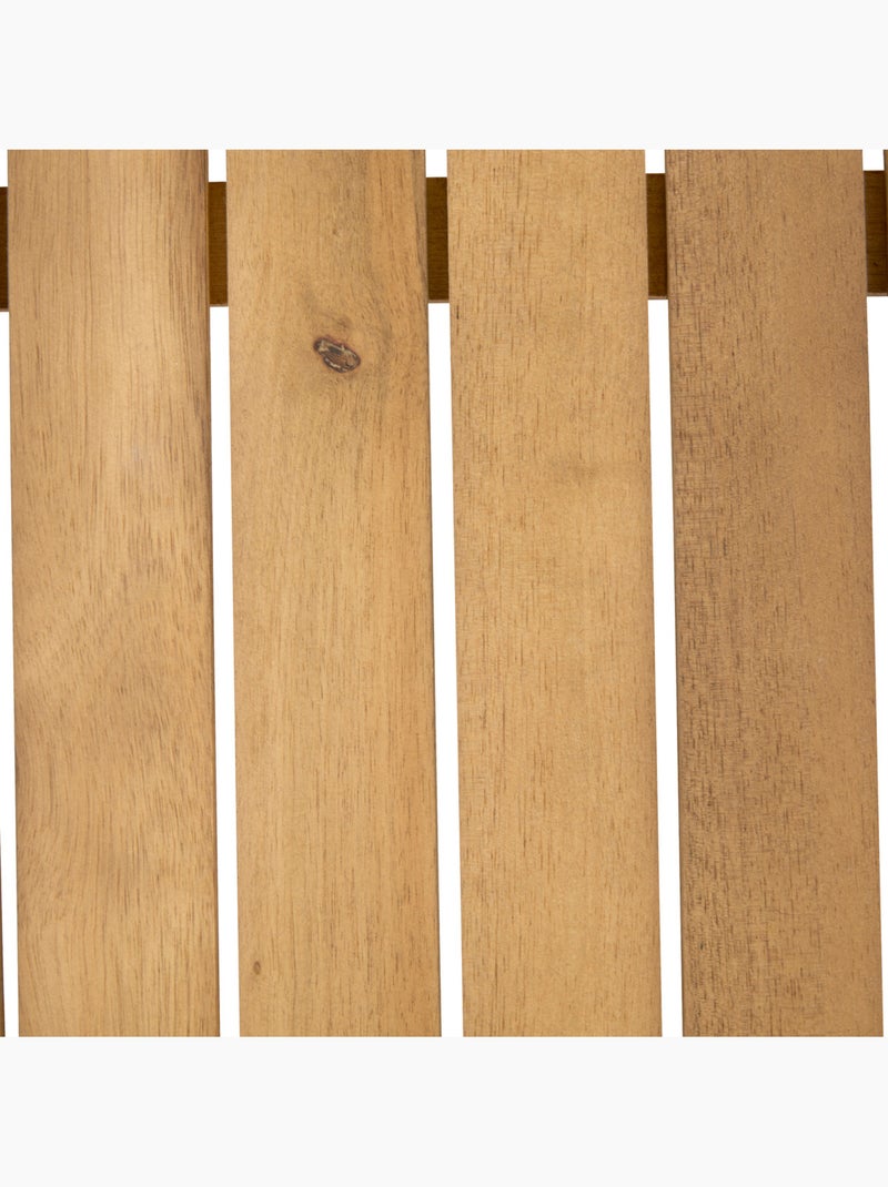 Salon de jardin 4 places en bois d'acacia TIWI Beige - Kiabi