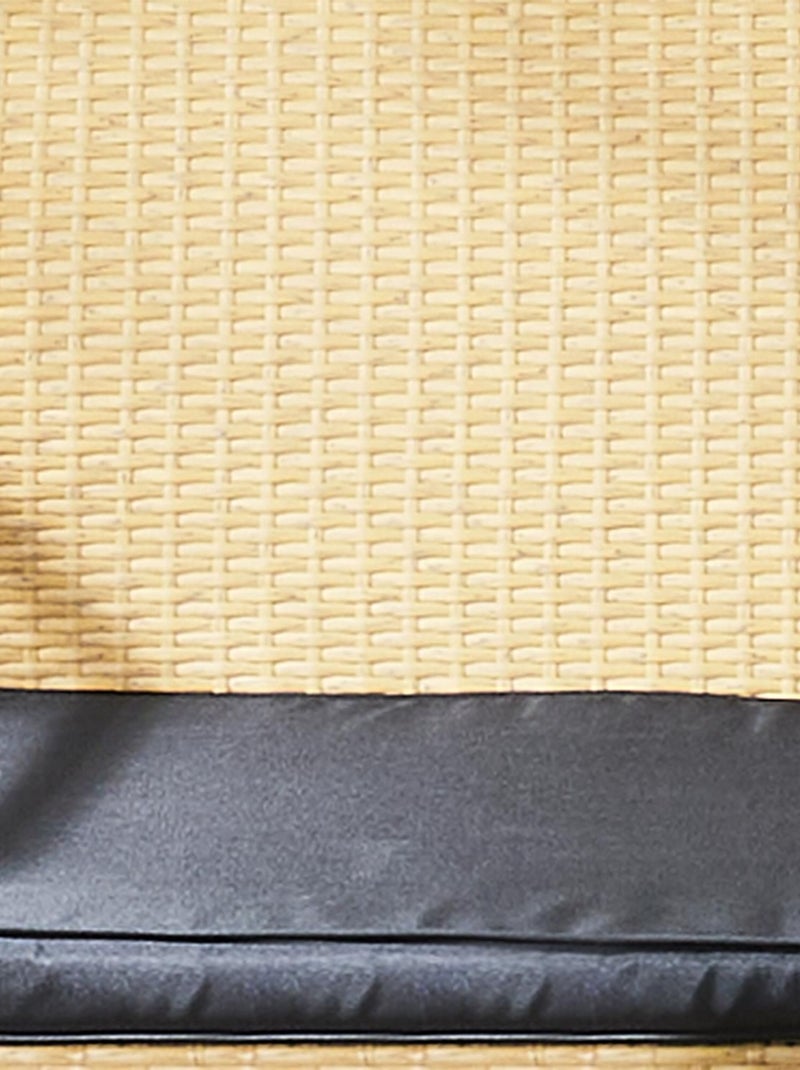 Salon de jardin Alicante 4 places effet cannage Beige - Kiabi