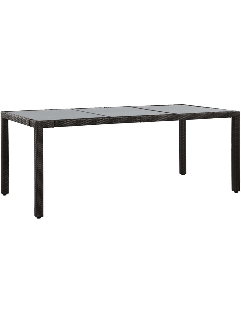 Salon de jardin au style contemporain Noir - Kiabi