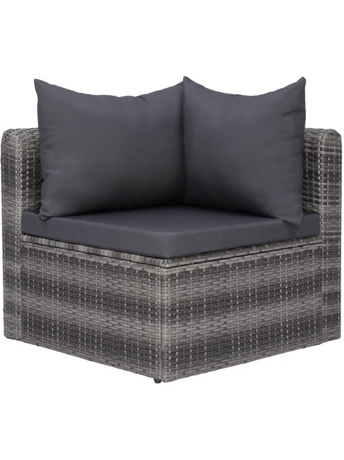 Salon de jardin avec coussin, résine tressée - Kiabi Salon de jardin avec coussin, résine tressée - Kiabi