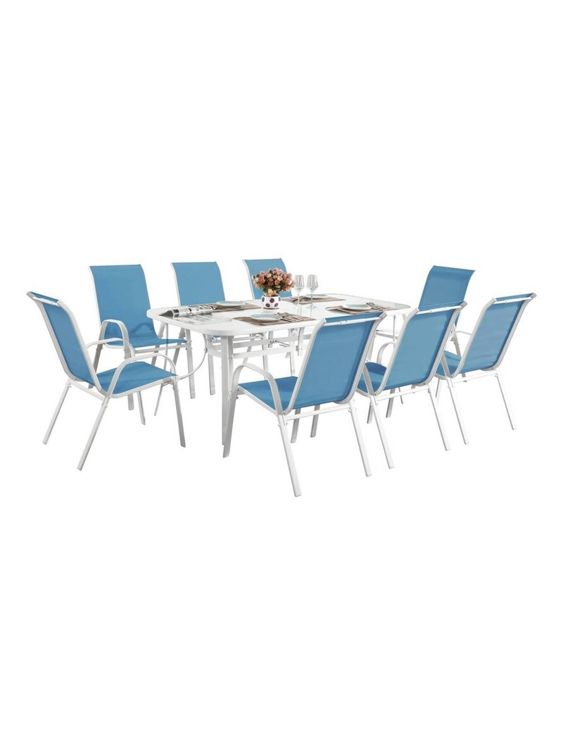 Salon de jardin Bleu - Kiabi