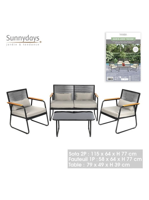 Salon de jardin Capri - Kiabi