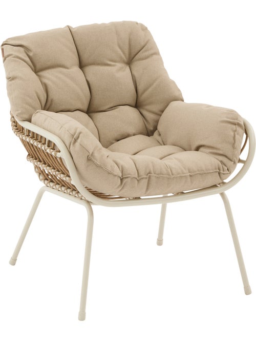 Salon de jardin duo 2 places corde tressée coussins capitonnés PAOPAO - Kiabi Salon de jardin duo 2 places corde tressée coussins capitonnés PAOPAO - Kiabi