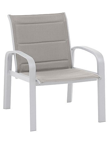 Salon de jardin duo Elyn aluminium et texaline