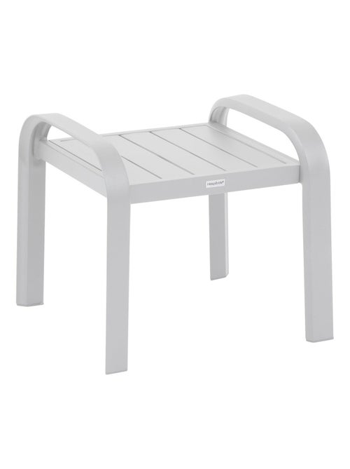 Salon de jardin duo Elyn aluminium et texaline - Kiabi