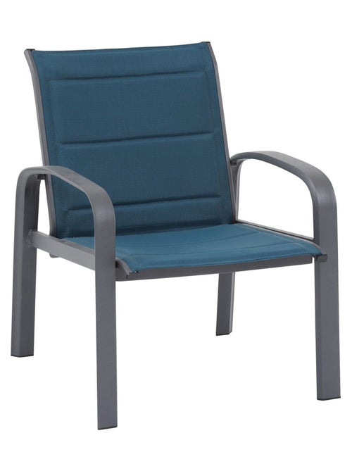 Salon de jardin duo Elyn aluminium et texaline - Kiabi