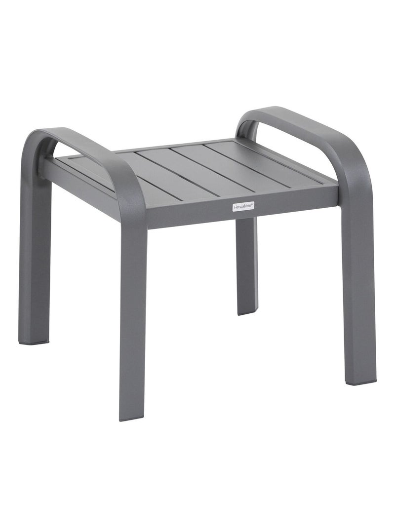 Salon de jardin duo Elyn aluminium et texaline Bleu - Kiabi