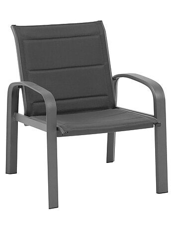 Salon de jardin duo Elyn aluminium et texaline