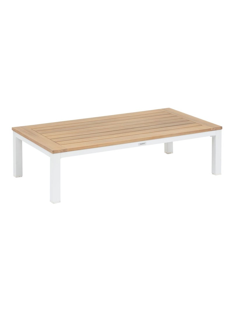 Salon de jardin Emperia en aluminium et acacia - Blanc - Kiabi - 1558.99€
