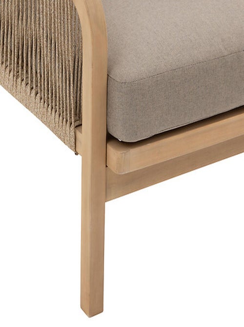 Salon de jardin en acacia 5 places PAPOUASIE - Kiabi