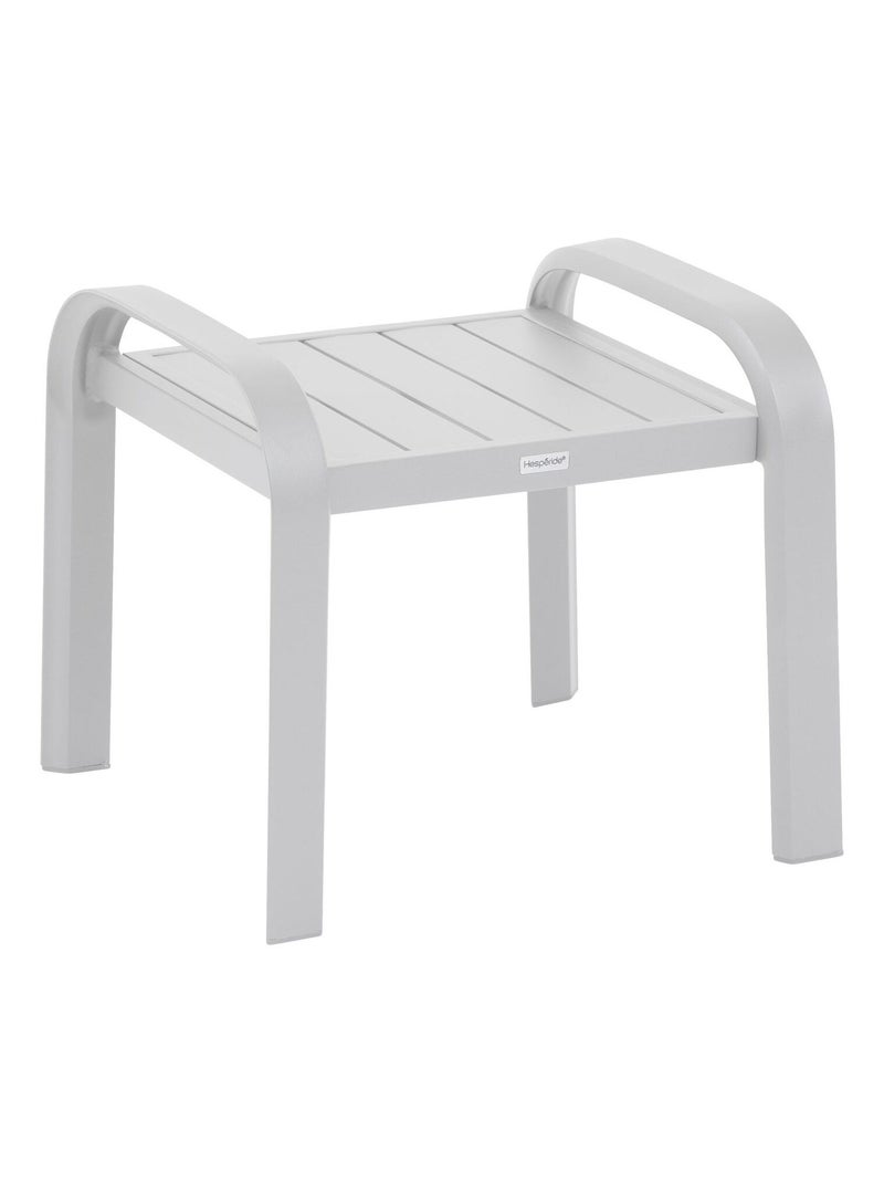 Salon de jardin en aluminium et texaline 2 places ELYN Blanc - Kiabi