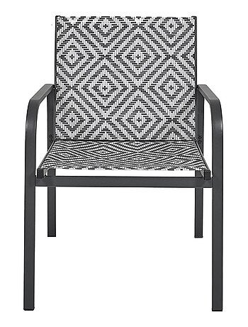 Salon de jardin en aluminium et texaline 2 places MEXICO