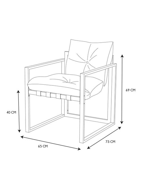 Salon de jardin Halden - Kiabi