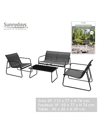 Salon de jardin Lounge - 4 places