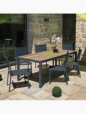 Salon de jardin moderne 6 personnes