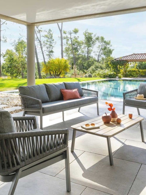 Salon de jardin Oriengo en aluminium - Kiabi